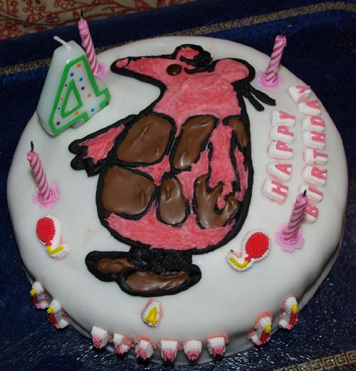 Elanor's yummy Clanger cake